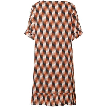 Studio Signe Dress Dress Brown zig zag