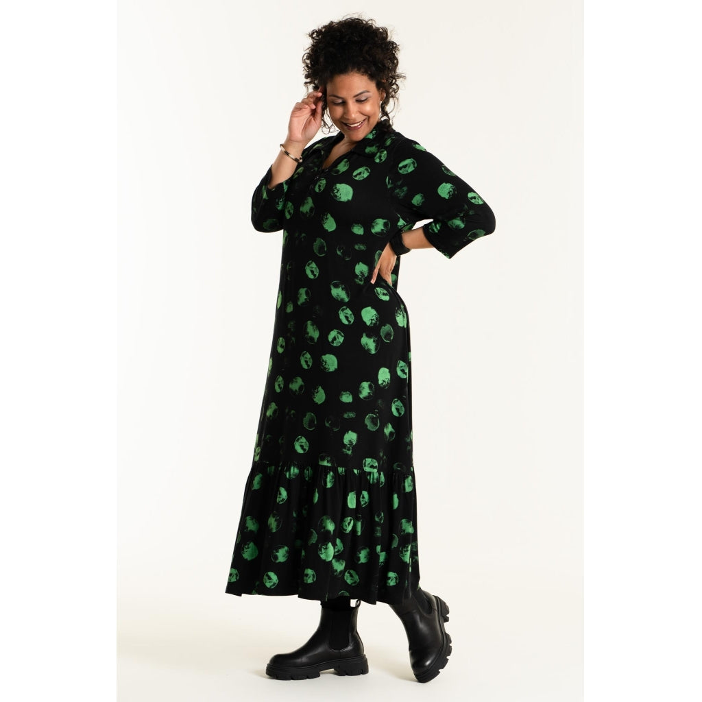 Studio Sissi Dress Dress Black with Green