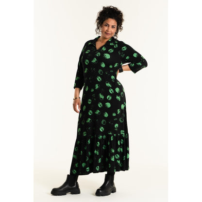 Studio Sissi Dress Dress Black with Green