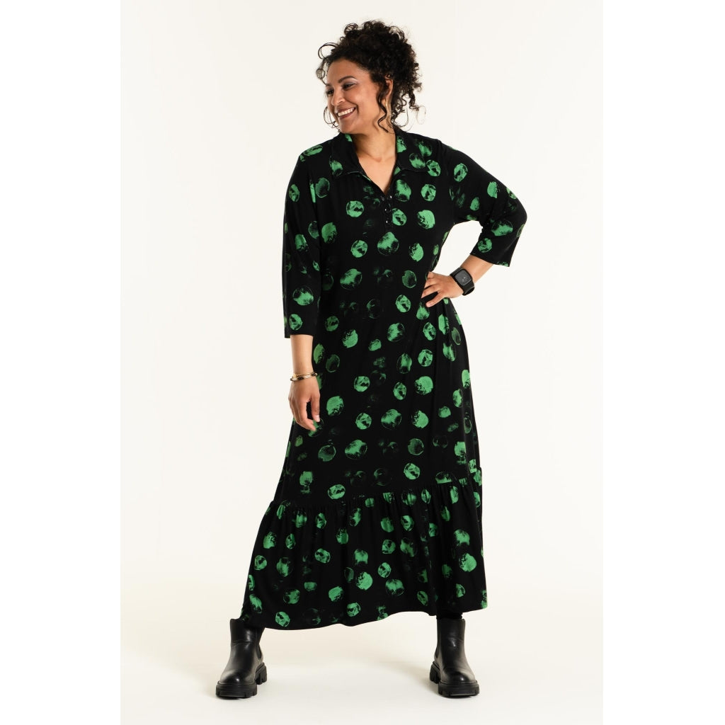 Studio Sissi Dress Dress Black with Green