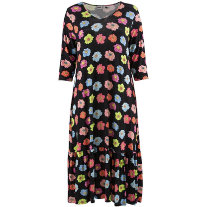 Studio Sissi Dress Dress Black with flower