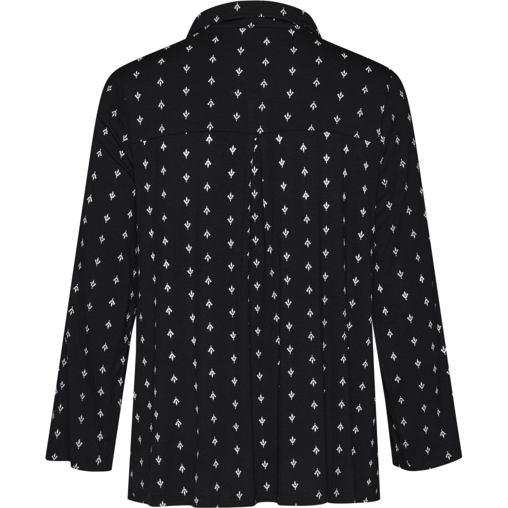 Studio Smimi Shirt Shirt black with white flowers