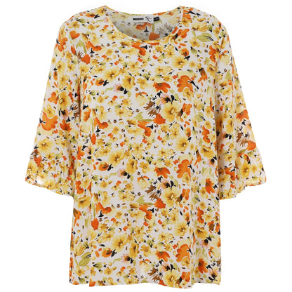 Studio Theresa Blouse Blouse Yellow flowers