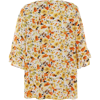 Studio Theresa Blouse Blouse Yellow flowers