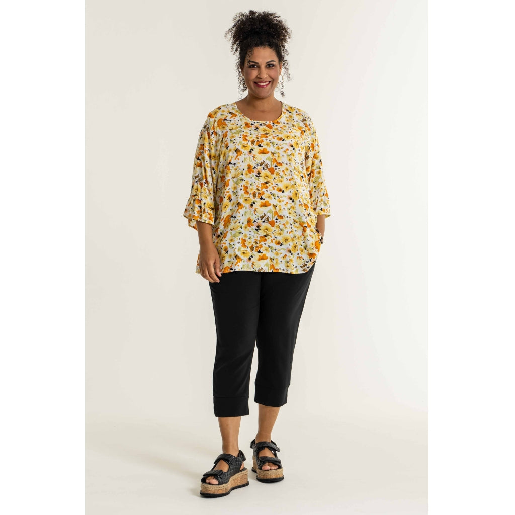 Studio Theresa Blouse Blouse Yellow flowers